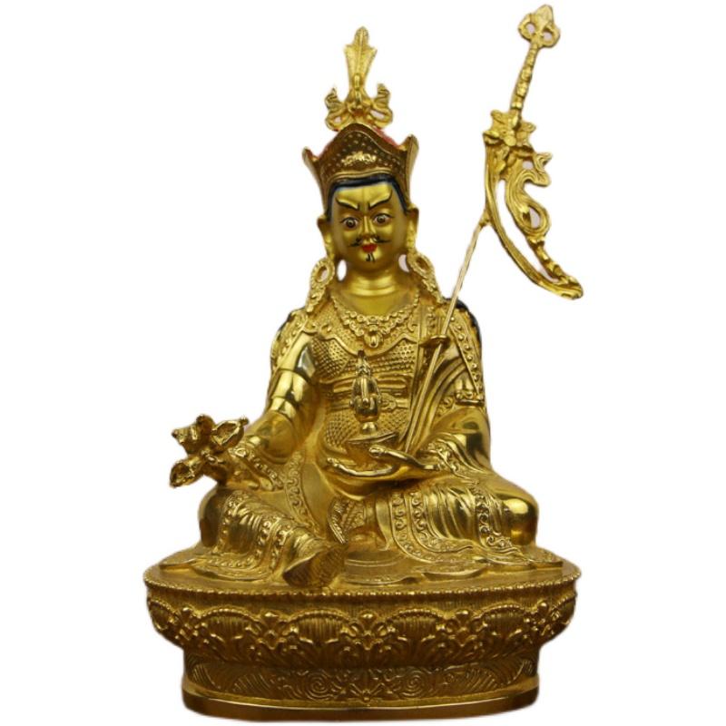 High Quality Copper Lotus Buddha Statue Decoration Supplies Buddha Hall Home Decoration