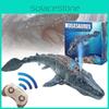 Exciting 24g Remote Control Floating Water Dinosaur Toy With Spray Feature For Kids