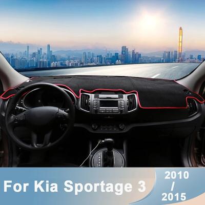 For Kia Sportage 3 R 2010 2011 2012 2013 2014 2015 LHD RHD Car Dashboard Cover Dash Mat Sun Shade Non-slip Pad Accessories