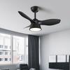 32“ DC Motor Ceiling Fan With Light 6 Speed Adjustable Electric Ceiling Fan Light Frequency Conversion LED Fan Lamp