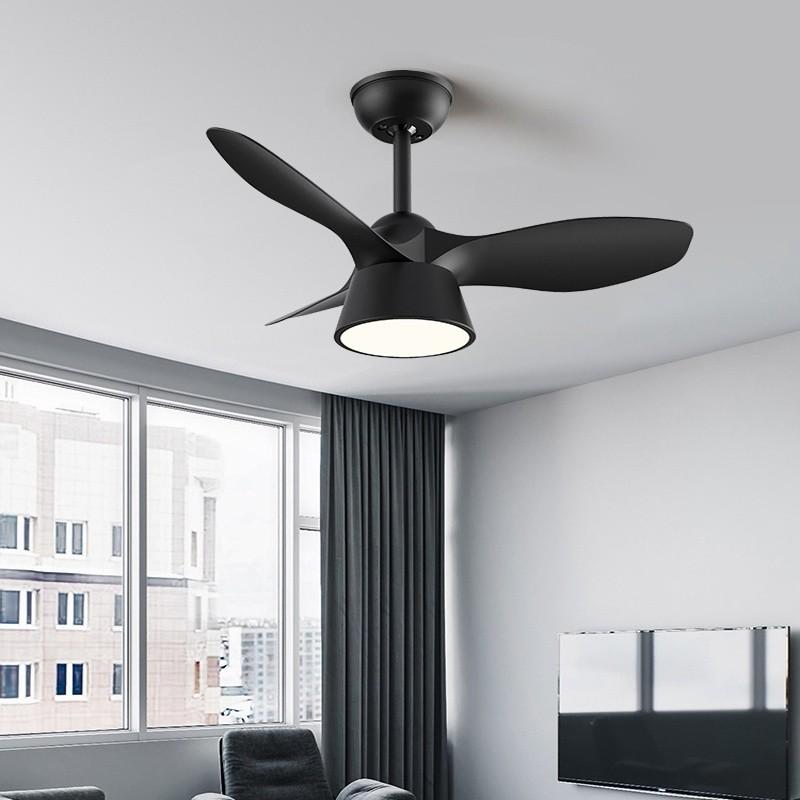 32“ DC Motor Ceiling Fan With Light 6 Speed Adjustable Electric Ceiling Fan Light Frequency Conversion LED Fan Lamp