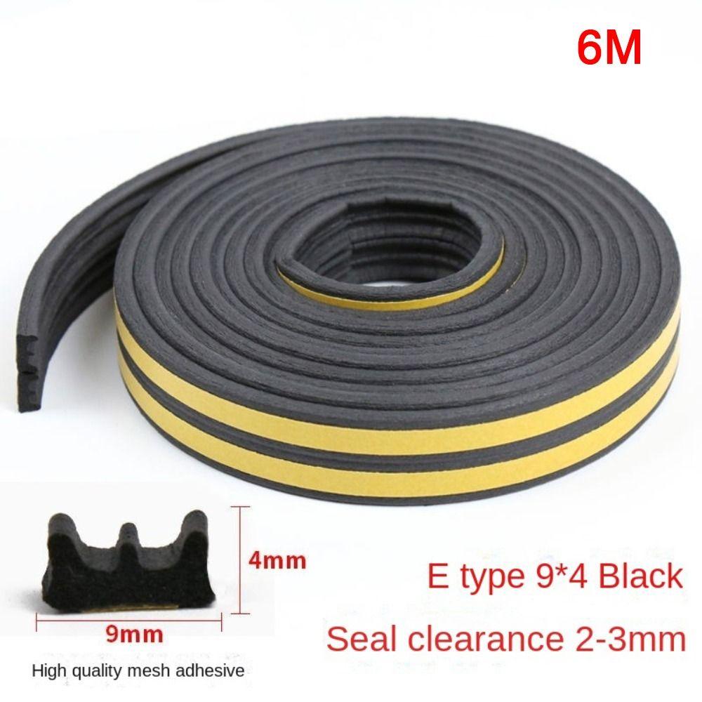 D/E/I/P Type Door Seal Strip Foam Seal Stopper New Weatherstrip  Window