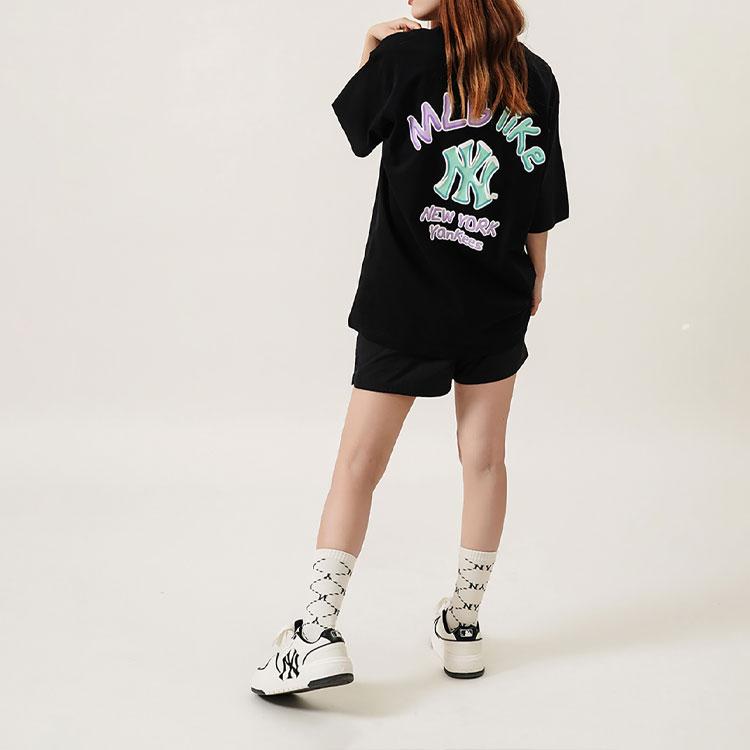 New MLB T Shirts Unisex Black 3ATSE1123-50BKS