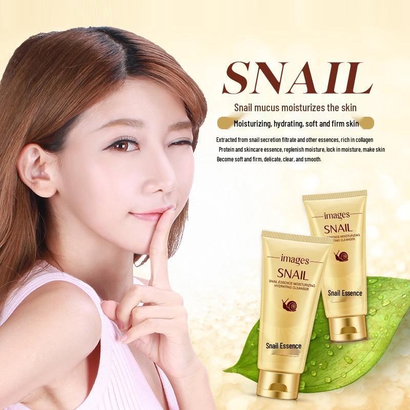 Snail Essence Radiant Moisturizing Cleanser: Pore-Minimizing & Hydrating Facial Skincare