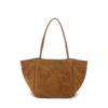 Autumn/Winter Suede Leather Deformable Basket Handbag - Crossbody & Shoulder Bag.
