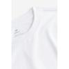 H M tHerMolite Jersey Regular Fit Top wHite