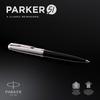 PARKER Parker Ballpoint Pen 51, Black CT, Medium, Permanent, in a Gift Box, Imported, 2123495Z
