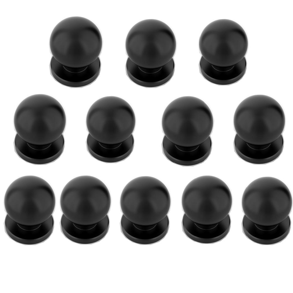 

12 шт., 1,10-дюймовая ручка для комода, черная дверная ручка, современная кухонная фурнитура, ручка для комода, ящики