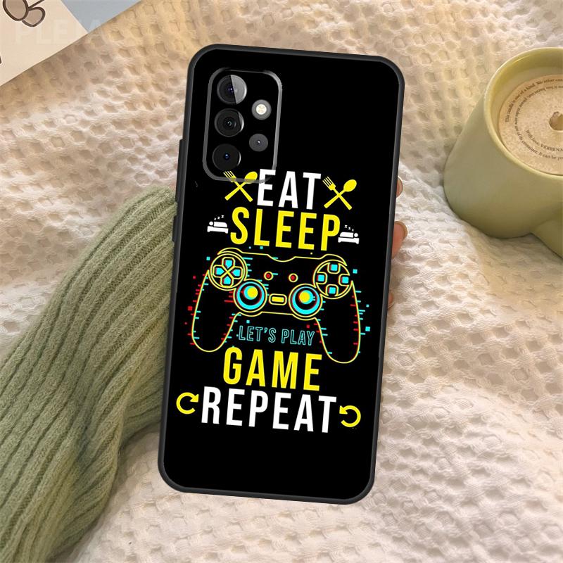 Game Repeat Case For Samsung Galaxy A55 A06 A05 A36 A26 A16 A54 A34 A14 A22 A32 A52 A35 A15 A53 A13 A56