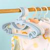 5-50pcs Baby Hangers Plastic Kids Clothes Storage Hanger Portable Cute Non-Slip Hangers Wardrobe Towel Clothing Storage Tools