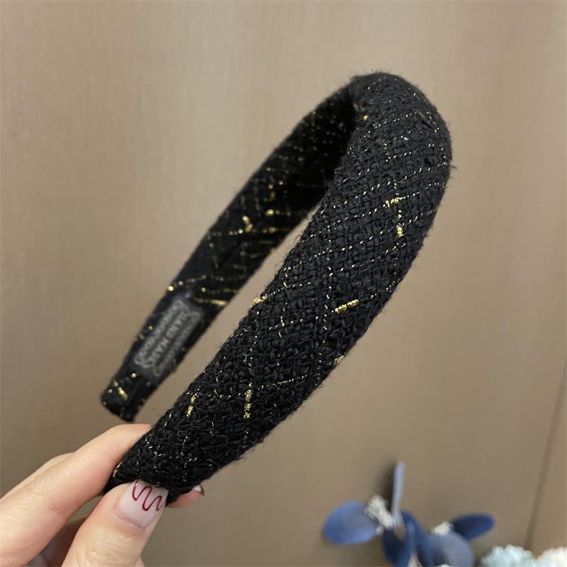 French Elegance Black Series Pearl Headband with Teeth - Autumn/Winter Collection