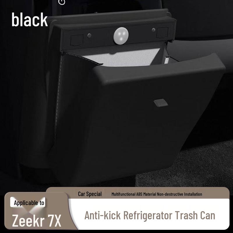 

Zeekr 9X/7X Fridge Trash Can with Anti-Kick Lid & Storage Bags