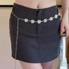 Vintage Ethnic Style Metal Flower Waist Chain For Women Fashion Accessory Gift For Young Adults