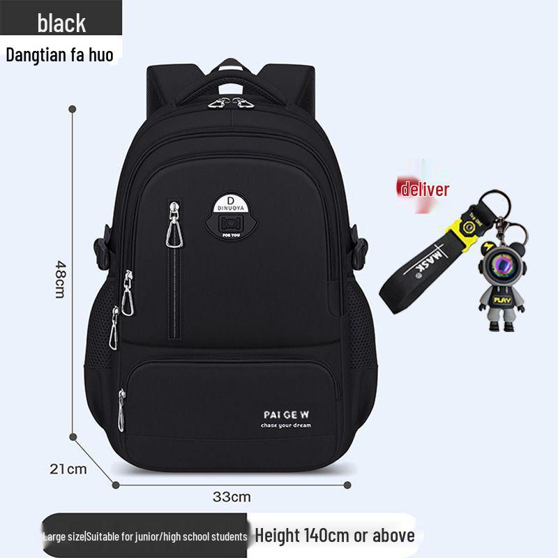 Xiangdun Rückenschützender Rucksack für Jungen & Mädchen - Großes Fassungsvermögen, Lastreduzierendes Design