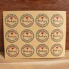 10 Stück Kraftpapier Liebe Dankeschön Backverschluss Paste Verpackungsetiketten Dekorative Aufkleber