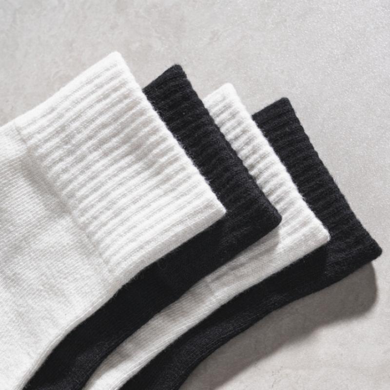 Monfoot Mens Arch Banding Short Socks Black