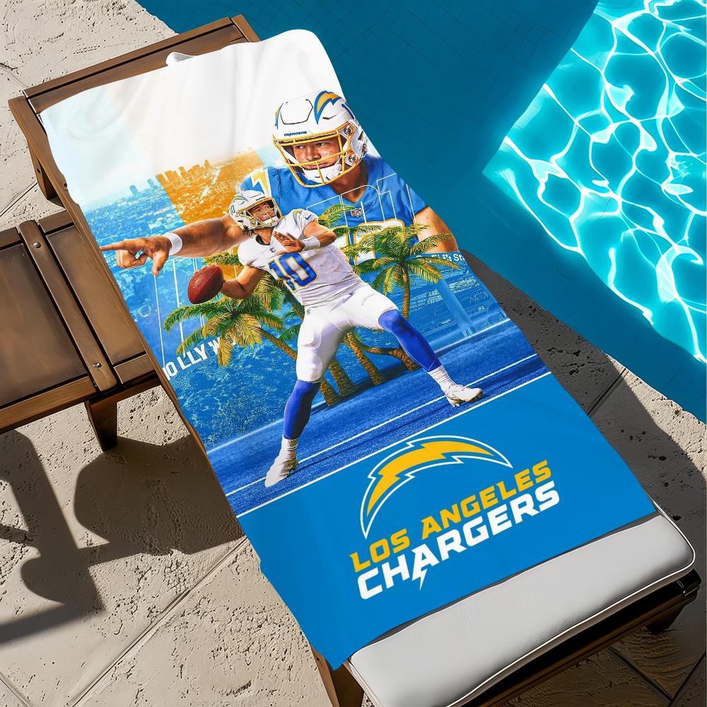 For American Travel Gym A-Angeles Shower Camping Quick Dry Sports C-Chargers Large Beach Los Towels Football Soft Pool Gift