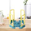 Adjustable Kitchen Dish Drying Rack with Rotating Bowl Stand