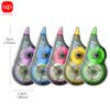 5pcs Color Large Capacity Correction Tape Corrector 5 Color Options Stationery Correction Tape Back To School Supplies