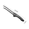 Korean Style Stainless Steel BBQ & Cooking Tongs - Anti-Scald Pointed Design for Food, Steak, Buffet.