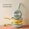 Buydeem Light Color 30cm Ceramic Non-stick Wok