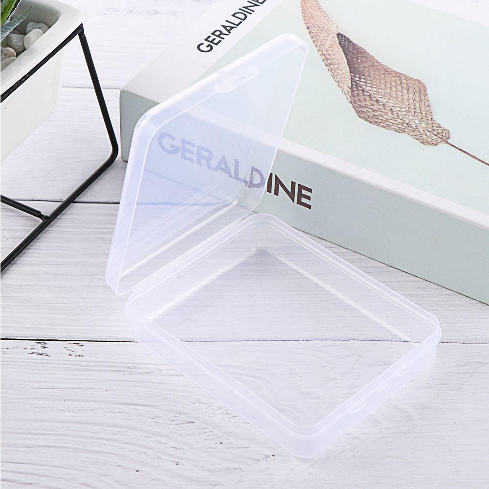 Face Masks Portable Container Dustproof Transparent Mask Storage Case Powder Puff  Case Storage Box