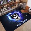 Custom Rug Portsmouth FC Pattern Print Name Text Soft Non‑Slip Floor Carpet for Home Indoor Decoration