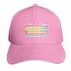 Periodic Table Detailed with Color Code On Black Background HD High Quality Online Store Baseball Cap
