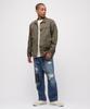 AVIREX RESTORE COLLECTION REPAIR CUSTOM & EMB UTILITY SHIRT JACKET Men's M 310 Olive 783-5220015