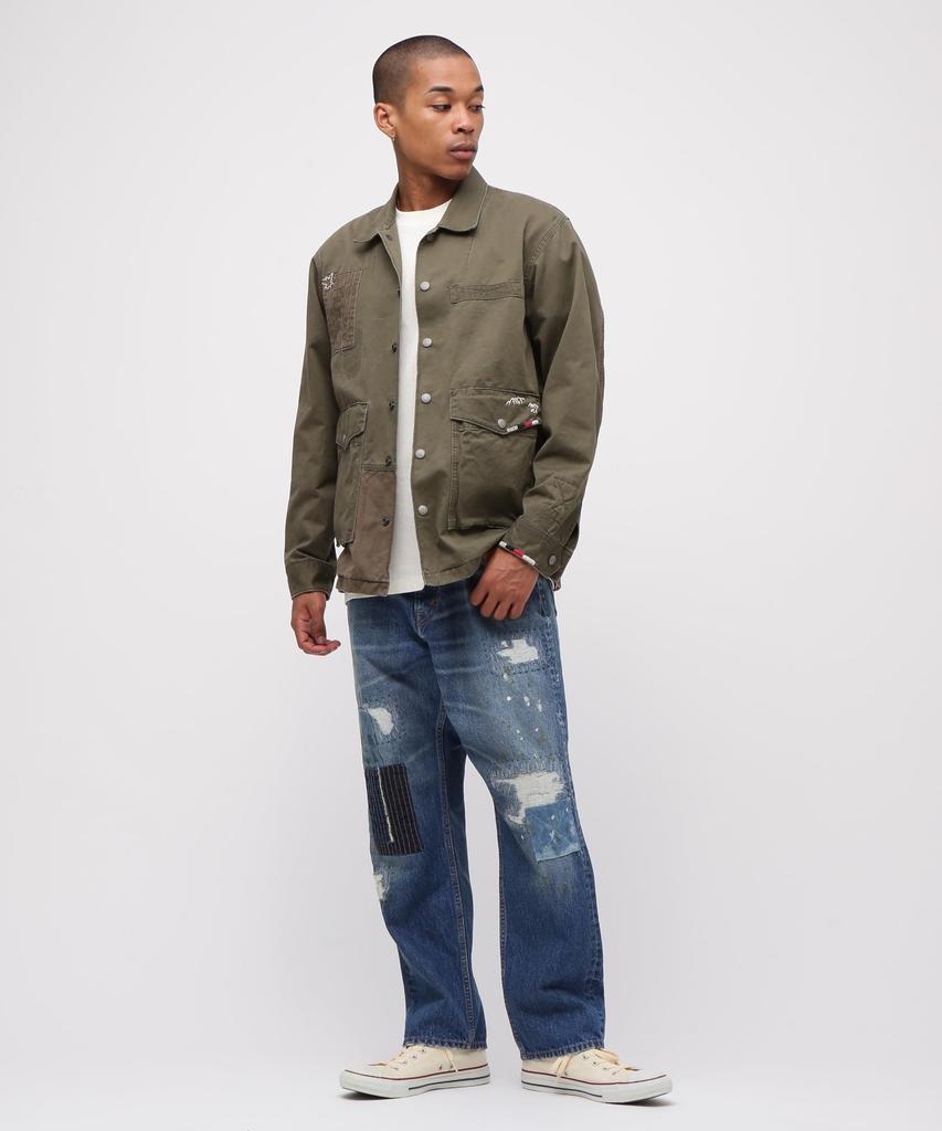 AVIREX RESTORE COLLECTION REPAIR CUSTOM & EMB UTILITY SHIRT JACKET Men's M 310 Olive 783-5220015