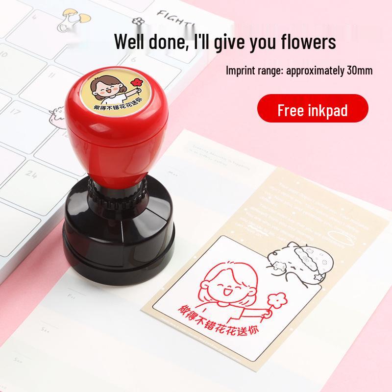 Your Awesome Little Red Flower: Reward Stamp for Completed Math Homework