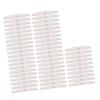 50 Pcs 80/80 Grit Nail Files Coarse Nail Filers Manicure Tool Curved Washable Reusable for Acrylic Nails Extension Gel Nails Fake Nails