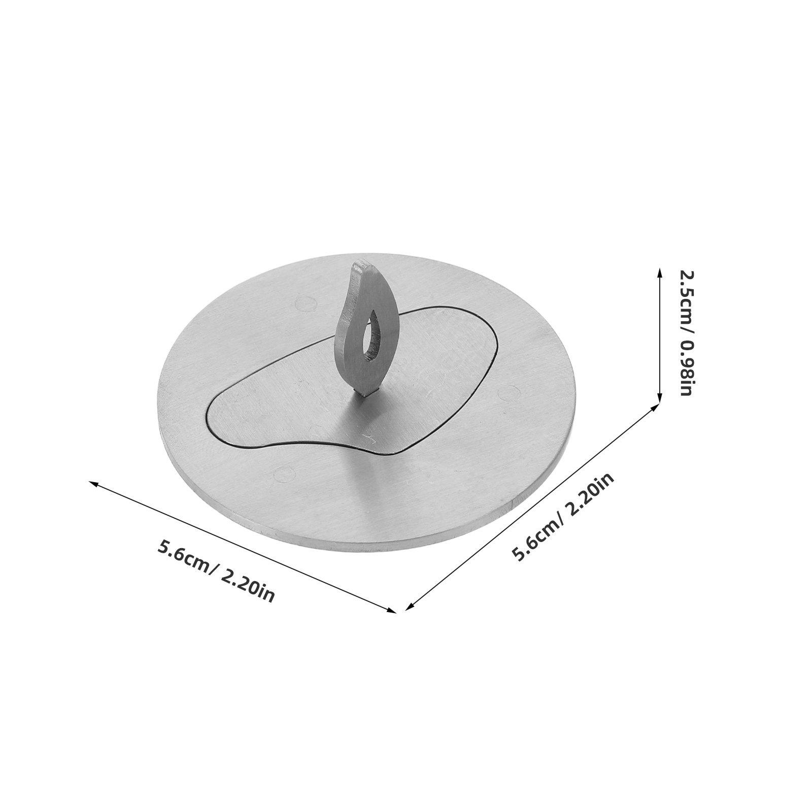 

Stainless Steel Snuffer Lid Universal Jar Cover Dustproof Flame Stabilizer Heat Diffuser for Scented Soy Candles серебряный