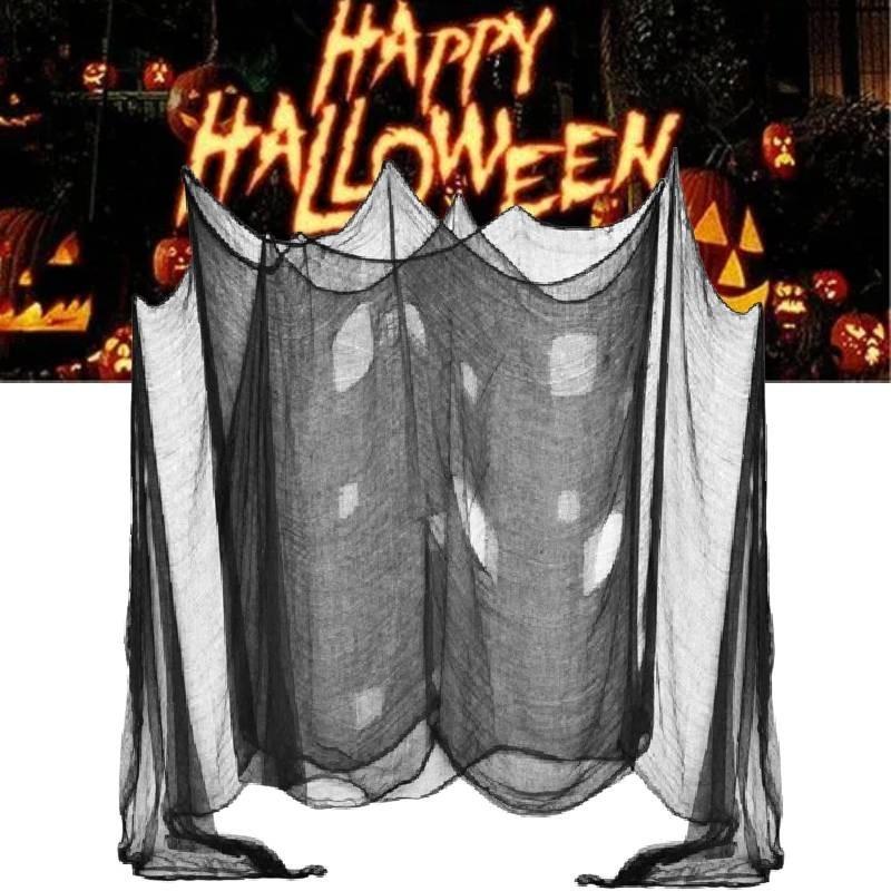 Spooky Halloween Haunted House Decor Gauze Multicolor 2x5m Hanging Props Fabric