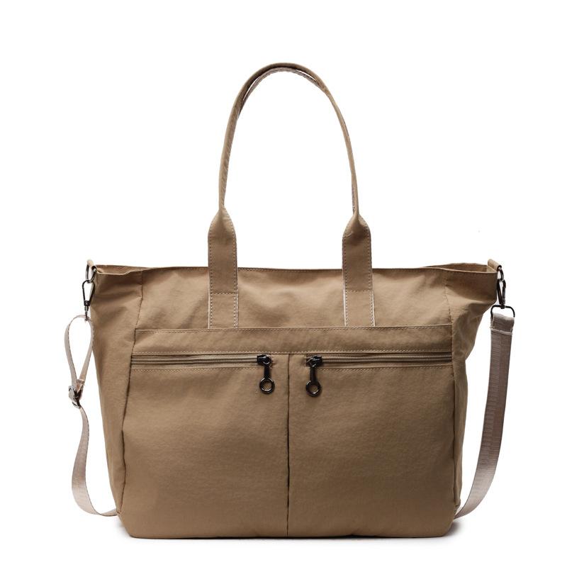 Canvas Bag Women's Large Capacity  New Summer Versatile Messenger Bag Casual College Student Tote Bag