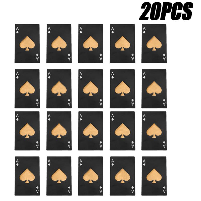 Stainless Steel Poker Bottle Opener Groomsmen and Christmas Party Gift Perfect for Beer Wine Juice Bar and Restaurant Decoration