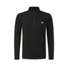 Fila Fleece Version Warm Simple Sports Training Comfortable Versatile Knitted Long Sleeve T-Shirt Men Tops Deep-Black A11M611217FBK