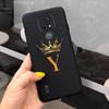 Luxury Letter Phone Case For Motorola Moto E7 E7i Power Moto E7 Plus 2020 Soft Black Silicon Cases For MOTOE7 E 7 7i Powe E7plus