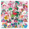 Flamingo Graffiti Cartoon Animal Stickers - 100 Pack for DIY Suitcase, Scooter, Fridge, Car