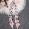 Summer scarf hairband for women with versatile kidnapping long streamers elegant fashionable narrow strips tied with small scarf