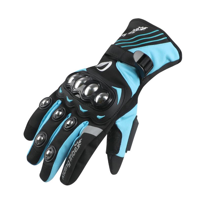 Waterproof Warm Winter Motorcycle Riding Gloves for Men And Women Touchscreen Compatible All-Season Padded Bicycle Cycling Gloves