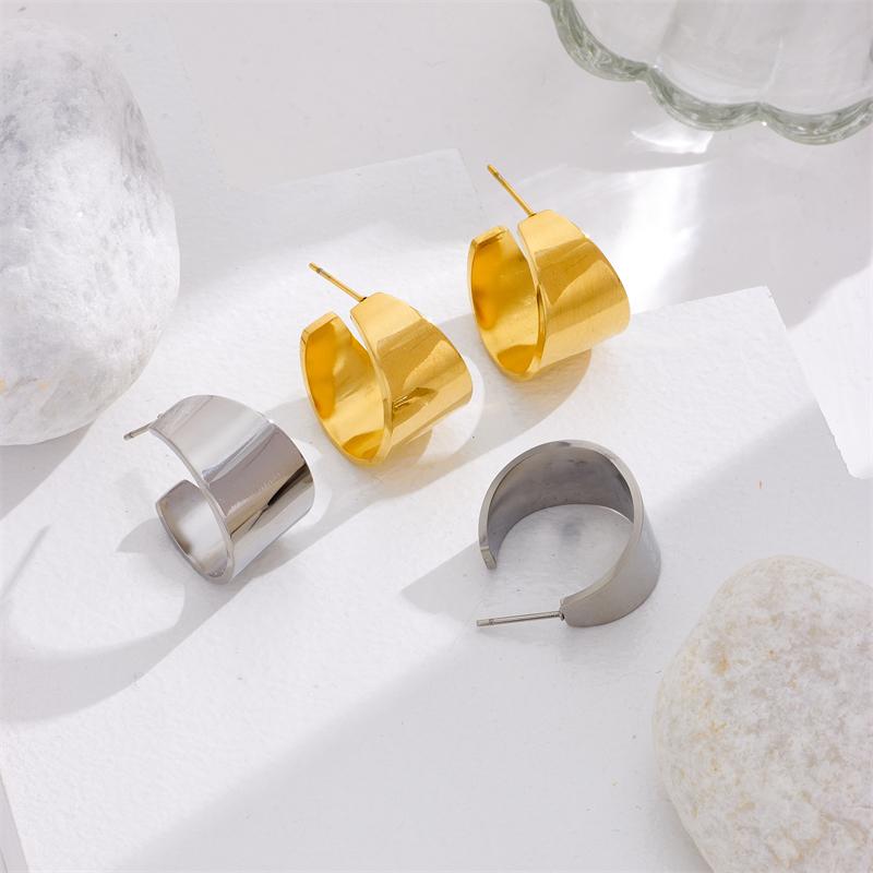 DIEYURO 316L Stainless Steel Women Stud Earrings High Quality 2- Rust Proof Earrings Girls Party Jewelry Gift