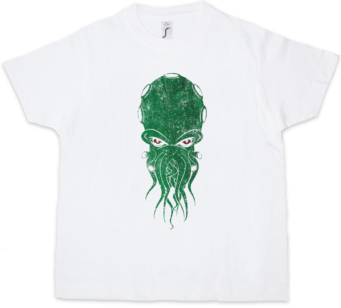 CTHULHU VII Kids Boys kids boys T-Shirt Horror Arkham Miskatonic Lovecraft Dunwich 160