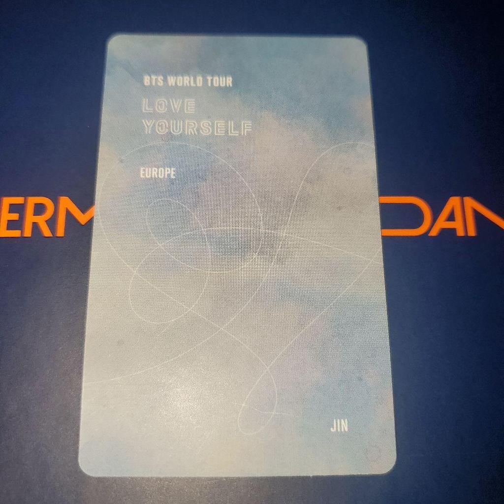 [USED] BTS JIN trading card