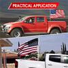 Truck Flag Pole Mount Kits, No Drilling Universal Truck Flagpole Holder fits Up to 1.5IN  Pole, 1 Pack