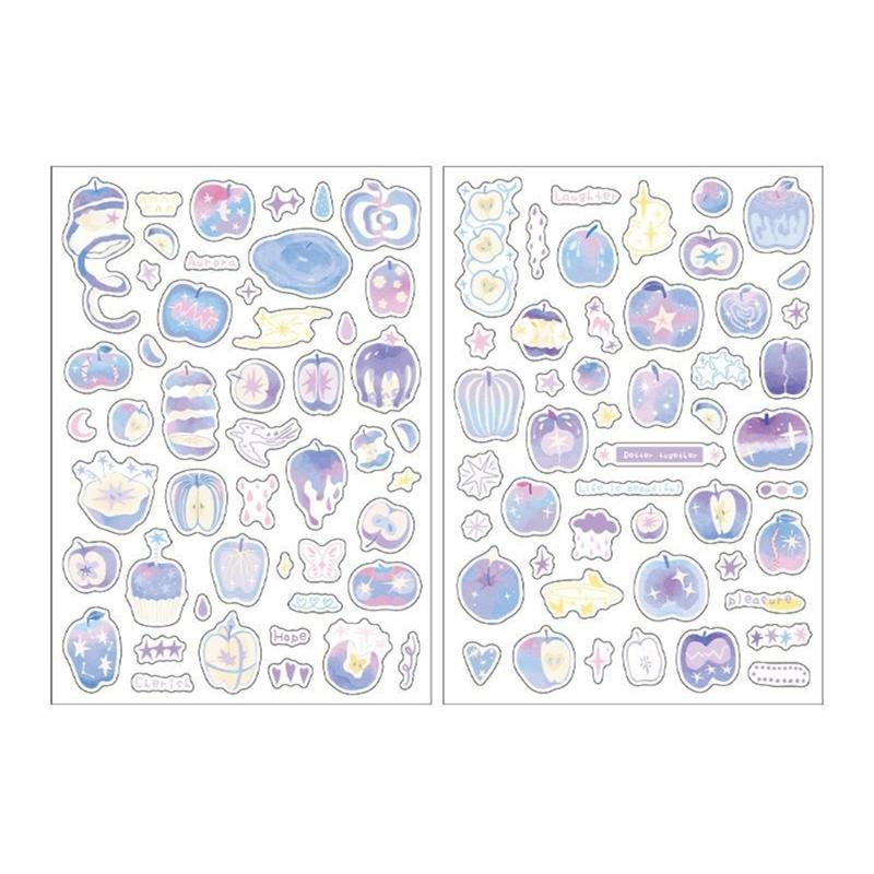 Vibrantly Waterproof PeelOff Decorative Sticker Featuring Fruit Pattern for Crafting and Planners Craft Enthusiasts