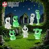 New micro landscape creative luminous alien elf DIY ornament accessories mini ornament
