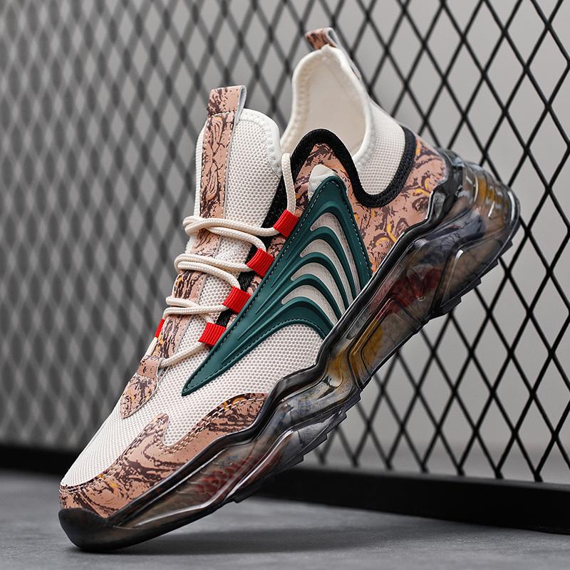 

Модные роскошные мужские высококачественные летние повседневные сетчатые кроссовки на платформе для прогулок на открытом воздухе дышащие походные спортивные туфли для альпинизма 43 бежевый