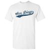 San Diego City Script Men's Unisex T-Shirt - White
