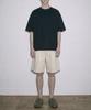 ZENSAI Wide Half Denim Pants Ivory